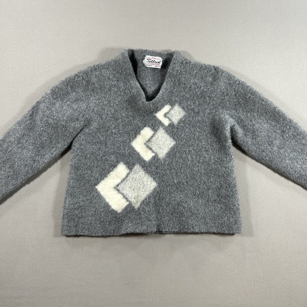 Vintage Titleist Collection Sweater Pure Lambswool Scotland Made Youth Large